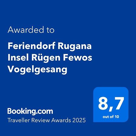 Feriendorf Rugana Insel Ruegen Fewos Vogelgesang Dranske Zewnętrze zdjęcie